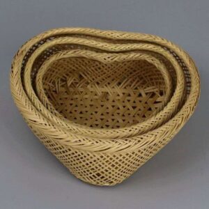 Bamboo Heart Basket